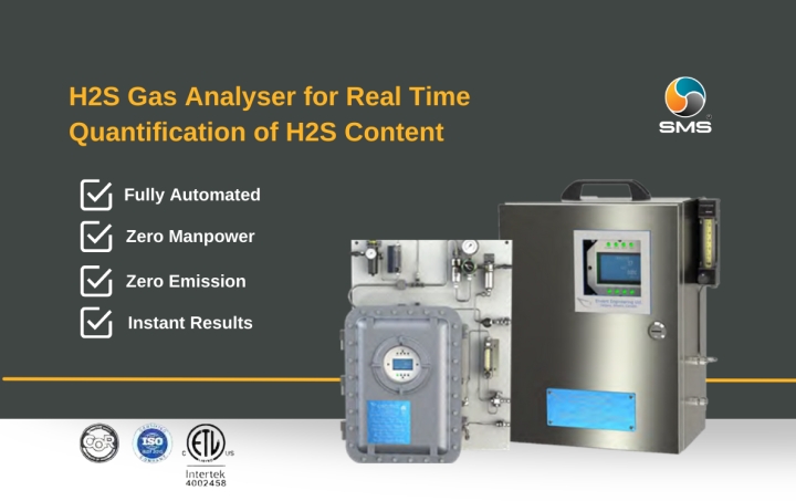 H2S Analyser for Real Time Quantification of H2S Content